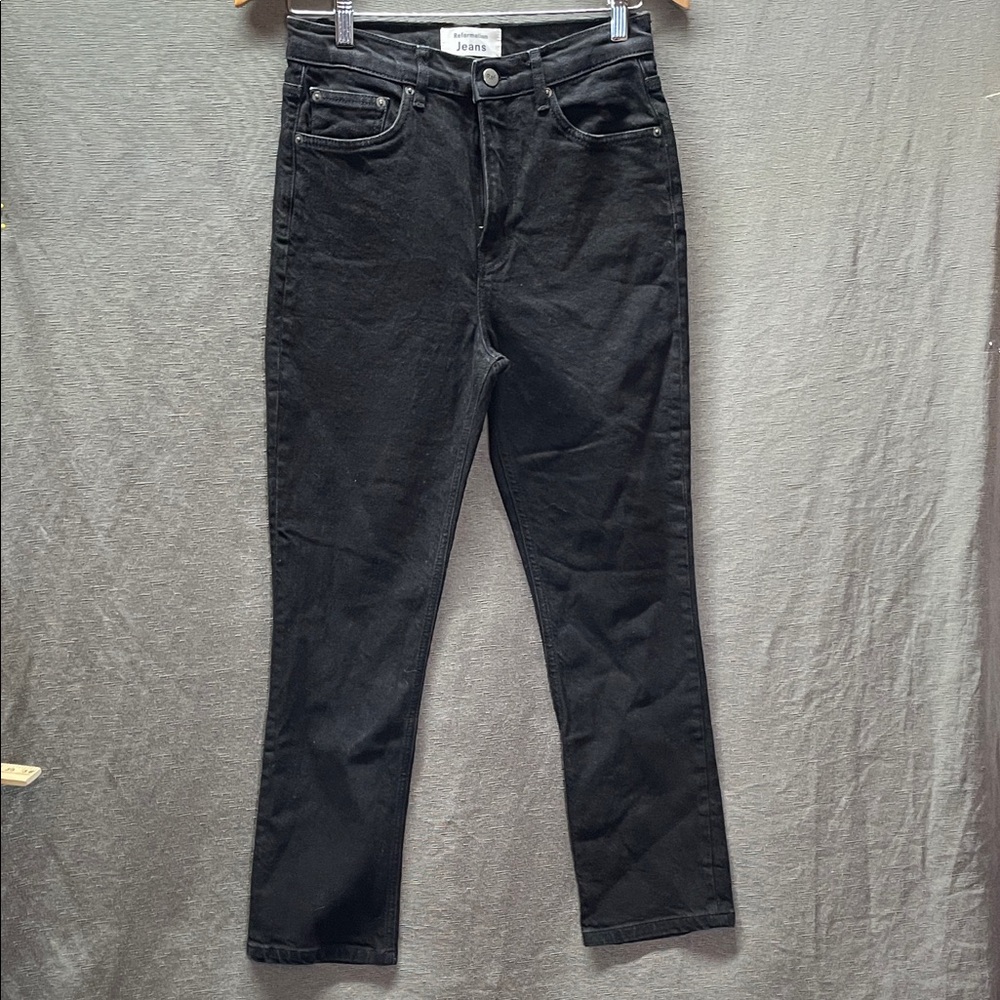 Reformation wash organic‎ cotton Black Jeans
